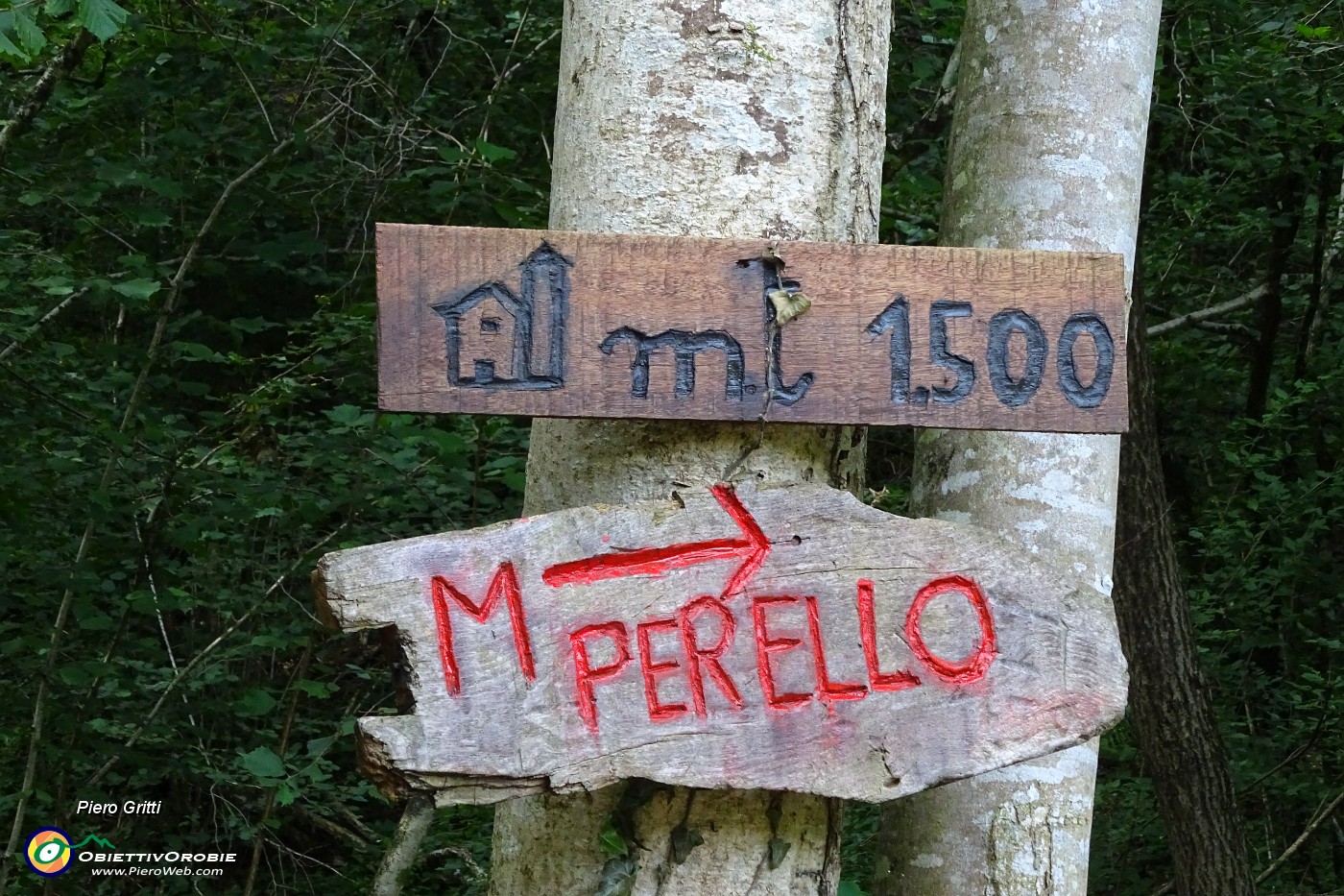 11 Segnate le distanze, qui mancano 1500 mt. su 2000 al Perello.JPG